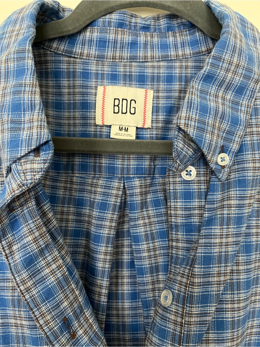 BDG Patchwork Plaid Button-Down Shirt - Picture 2 of 6